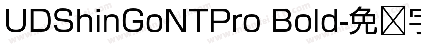 UDShinGoNTPro Bold字体转换